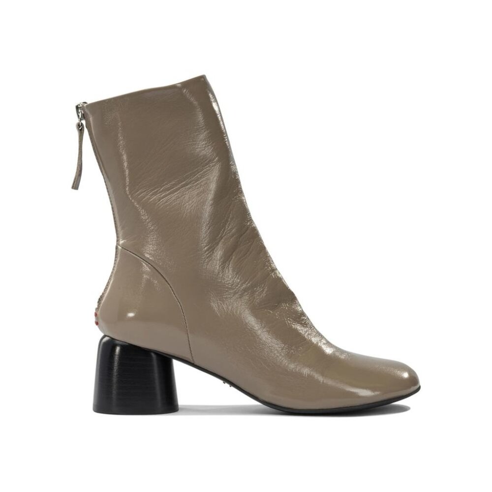 Halmanera Leather Zippered Ankle Boots IT 38 Women